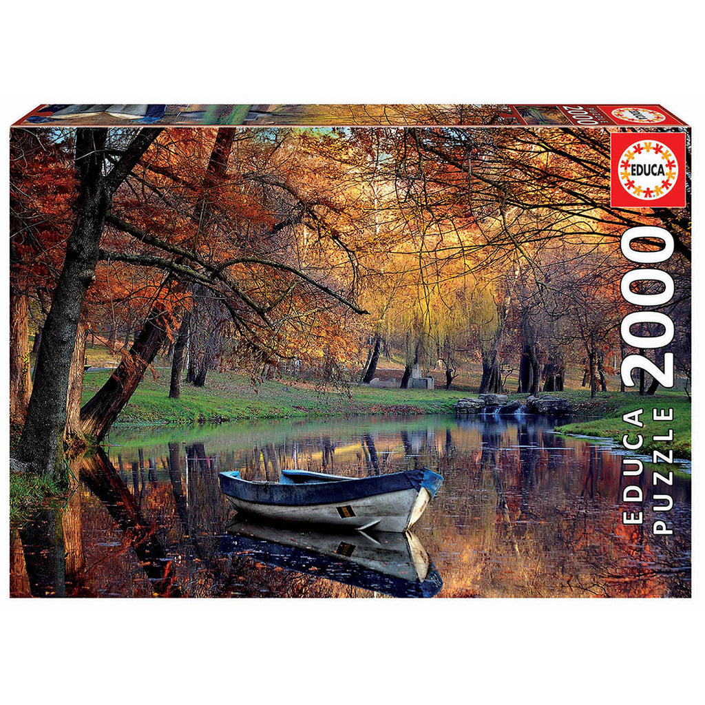 Boat On The Lake-2000pc Puzzle by Educa