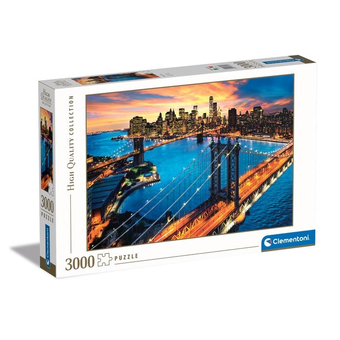 New York 3000-piece Jigsaw Puzzle for Adults Clementoni