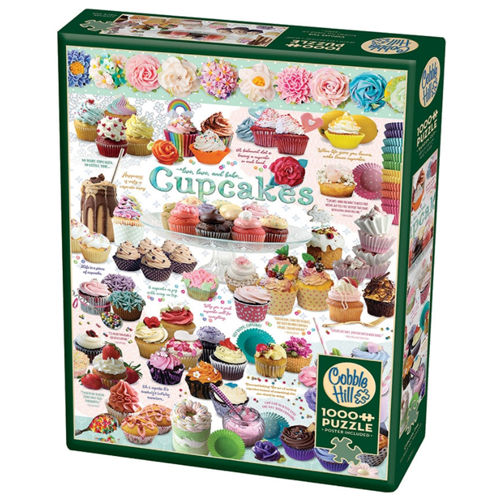 Cupcake Time 1000 Piece Puzzle by Cobble Hill